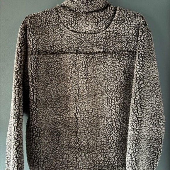 University Of Tennessee Vols Sherpa Pullover Black White Cozy 1/4 Zip Collegiate - Picture 3 of 10